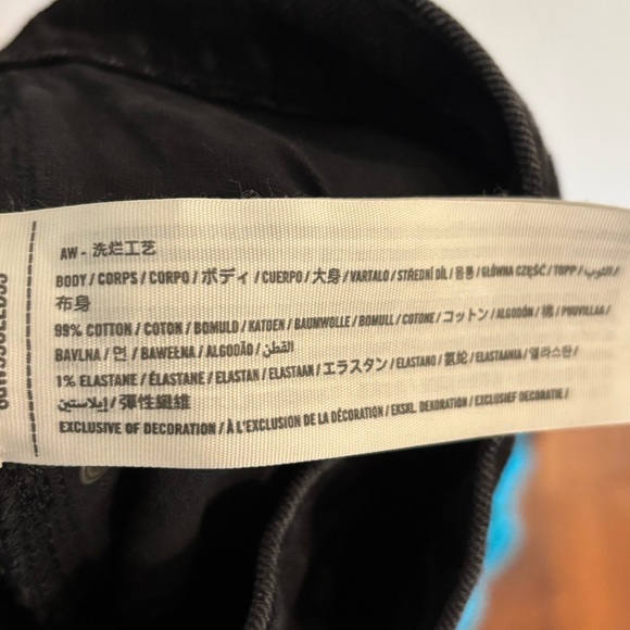 ABERCROMBIE & FITCH The Dad High Rise Jeans in Black - Picture 6 of 8